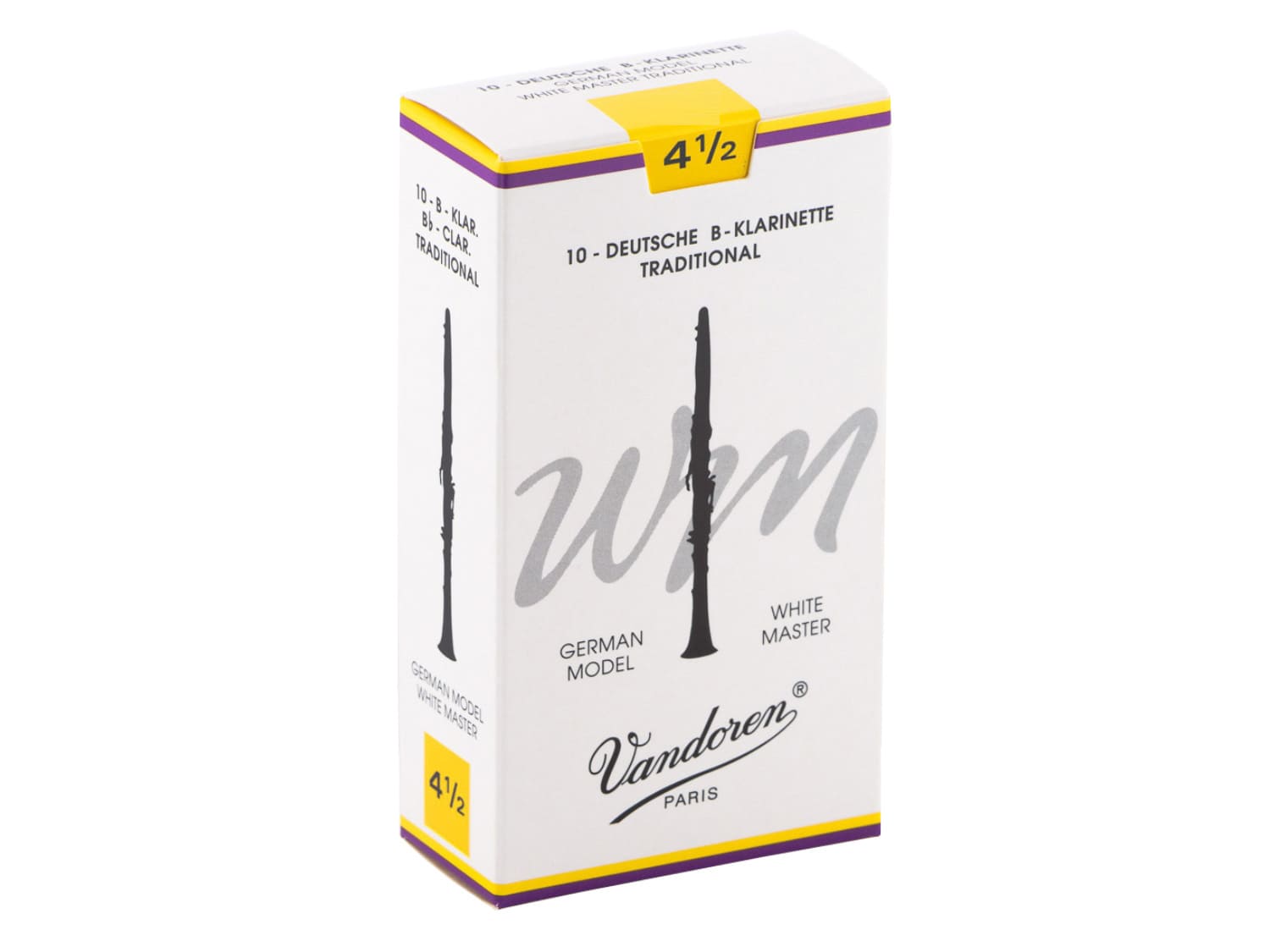 Vandoren Bb-Klarinette Blätter White Master Traditional 4,5