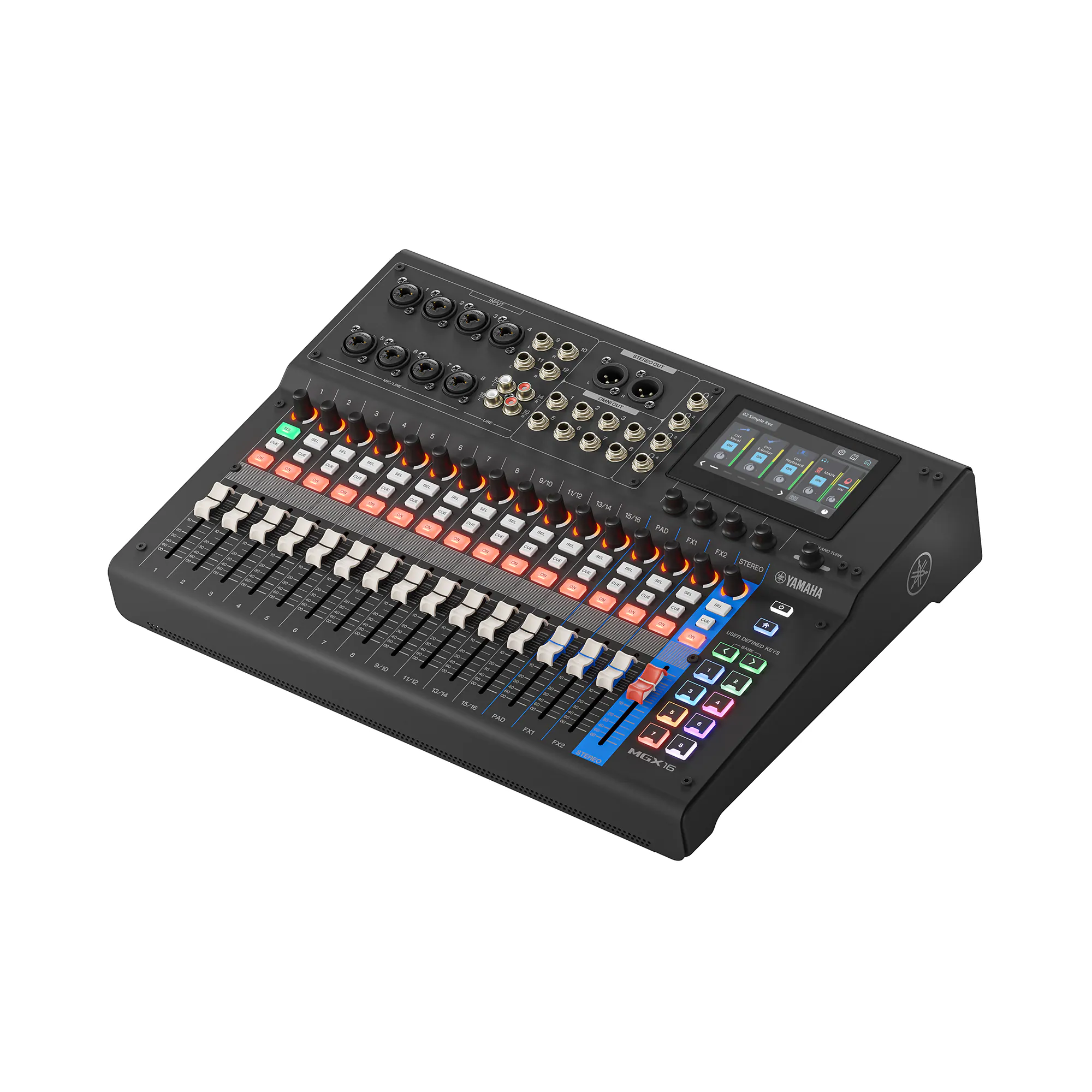 Yamaha MGX16 Digitales Mischpult mit 22 Kanälen