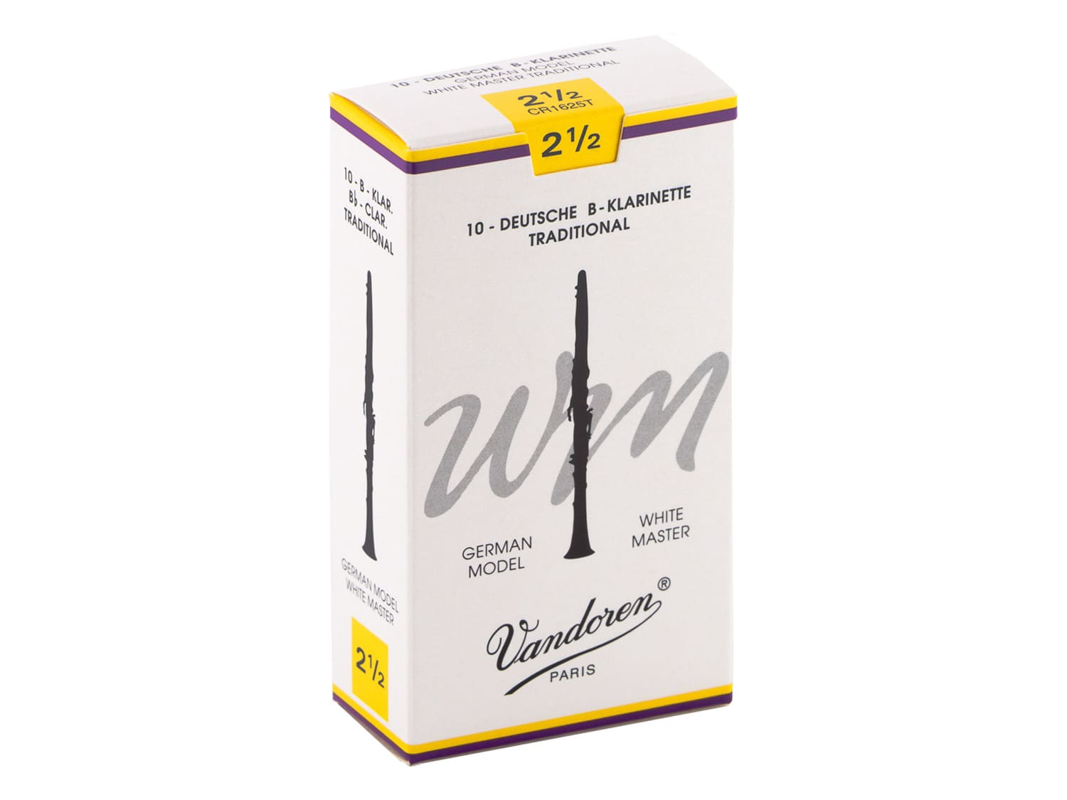 Vandoren Bb-Klarinette Blätter White Master Traditional 2,5